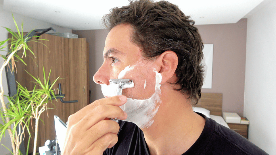 Shaving test of the Merkur 34C